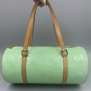 Louis Vuitton Bedford peppermint vernis bag